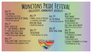 Moncton pride Parade de la fierté