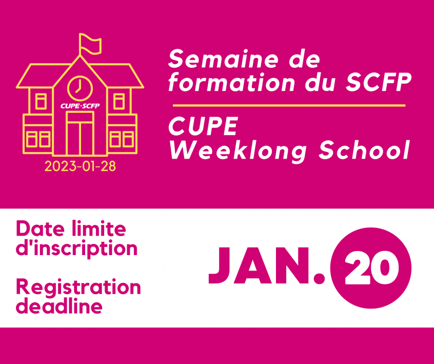 Weeklong School – CUPE Maritimes | CUPE New Brunswick