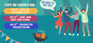 CUPE NB Summer BBQ - Saint John @ Saint Rose School