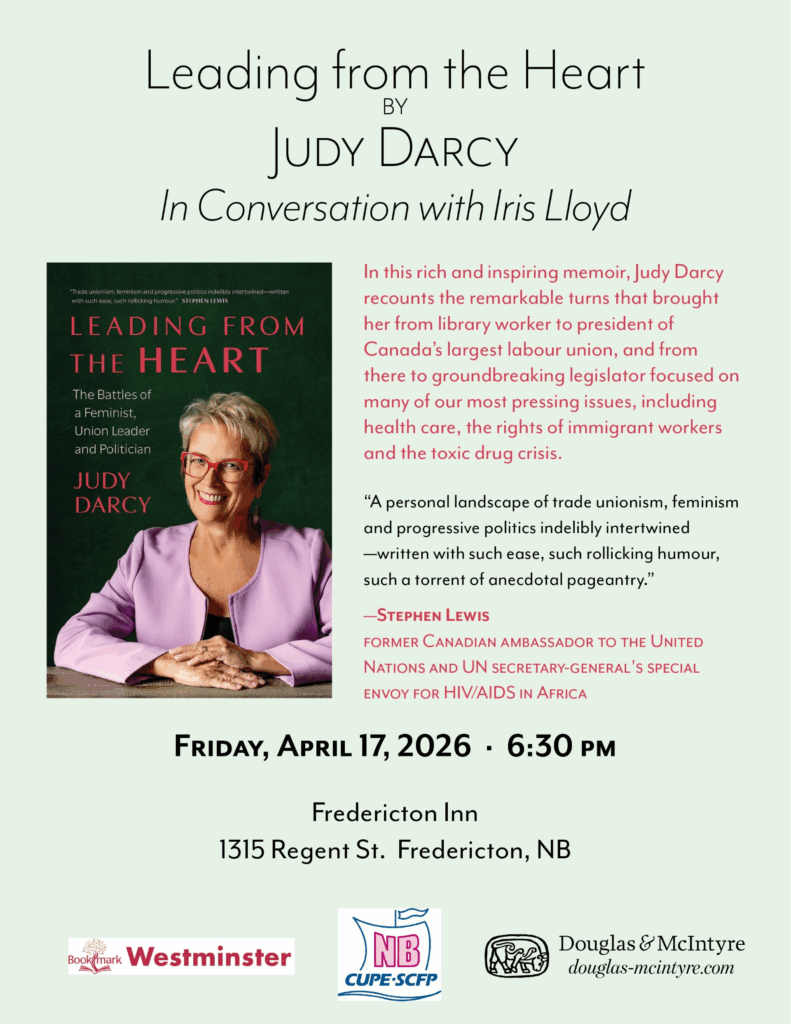 Judy Darcy ''Leading from the Heart'' book launch event